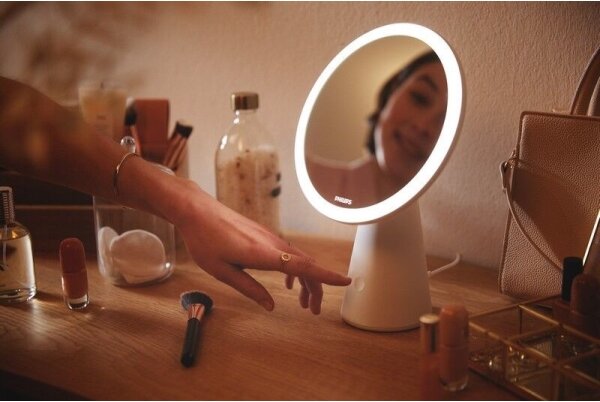 Philips - Specchio cosmetico dimmerabile con retroilluminazione LED MIRROR LED/4,5W/5V