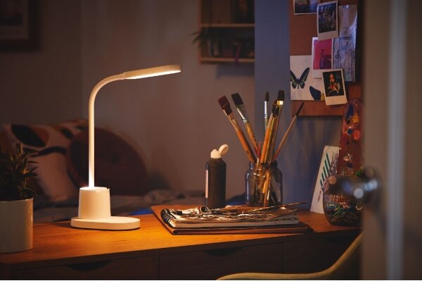 Philips - Lampada da tavolo LED dimmerabile con funzione Touch BUCKET LED/7W/5V 1800 mAh CRI 90