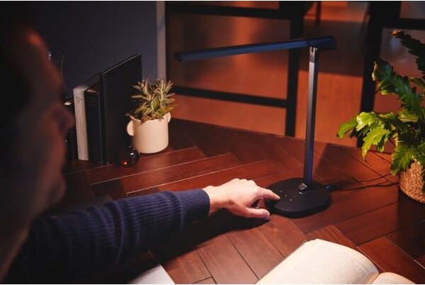 Philips-LED Lampada da tavolo touch dimmerabile SWORD LED/12W/230V 2700/4000/6500K