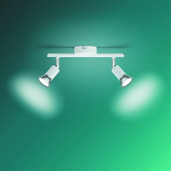 Philips - Faretto LIMBALI 2xGU10/50W/230V bianco