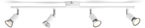 Philips - Faretto LIMBALI 4xGU10/50W/230V bianco