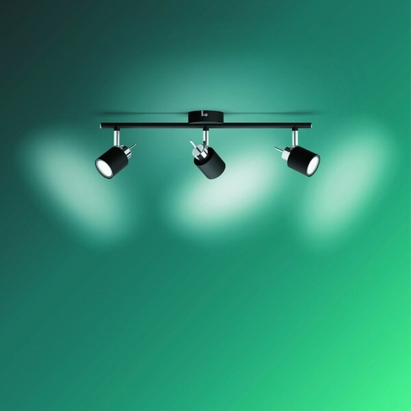 Philips - Faretto MERANTI 3xGU10/35W/230V nero
