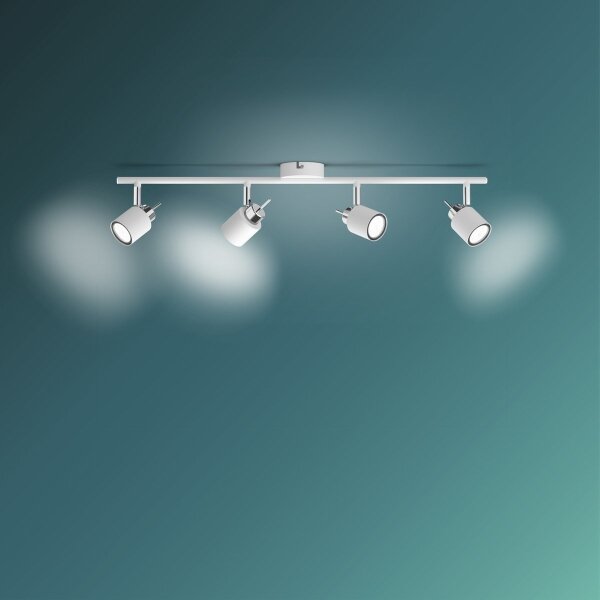 Philips - Faretto MERANTI 4xGU10/35W/230V bianco