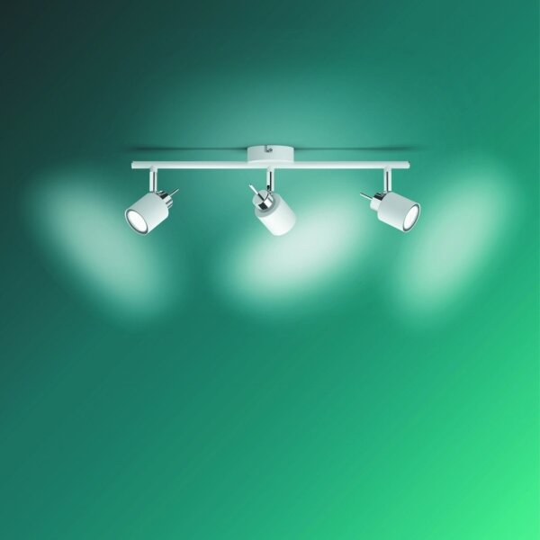 Philips - Faretto MERANTI 3xGU10/35W/230V bianco