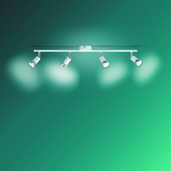 Philips - Faretto LIMBALI 4xGU10/50W/230V bianco