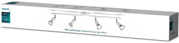 Philips - Faretto LIMBALI 4xGU10/50W/230V bianco