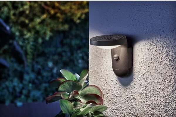 Philips TYLA LED 9W 230V 4000K IP44 lampada da parete esterna con sensore
