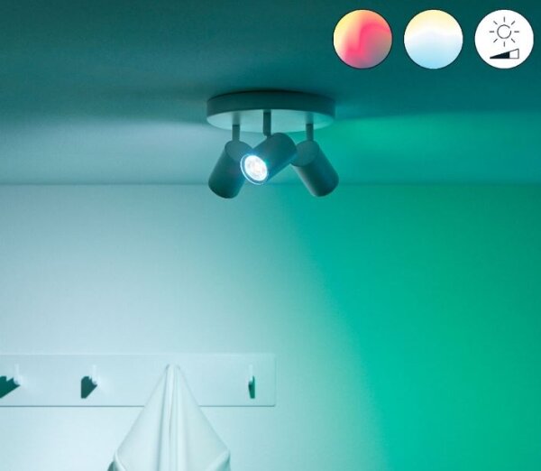 WiZ - Faretto LED RGBW Dimmerabile IMAGEO 3xGU10/4,9W/230V Wi-Fi CRI 90 bianco
