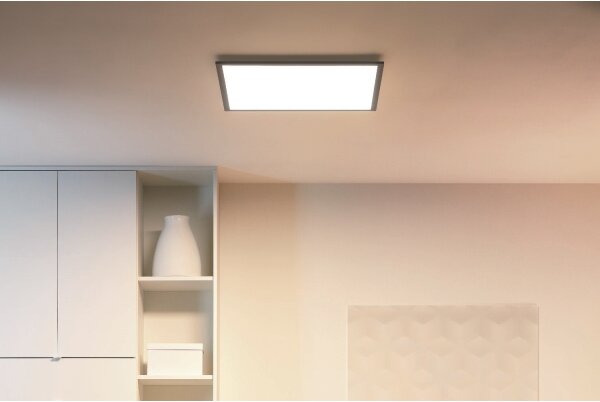WiZ - Plafoniera LED dimmerabile SUPERSLIM LED/36W/230V Wi-Fi nero