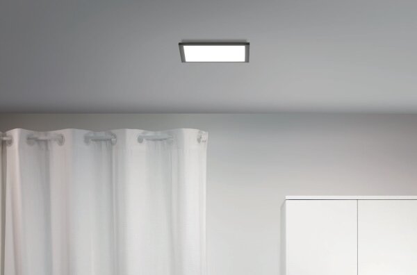 WiZ - Plafoniera LED dimmerabile SUPERSLIM LED/12W/230V Wi-Fi nero
