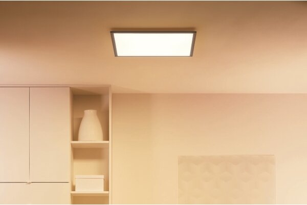 WiZ - Plafoniera LED dimmerabile SUPERSLIM LED/36W/230V Wi-Fi nero
