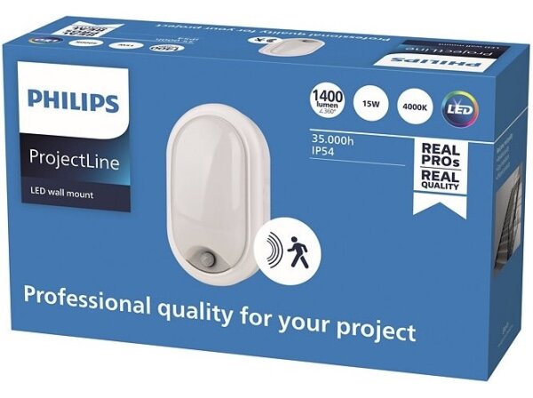 Philips - Applique LED con sensore PROJECTLINE LED/15W/230V IP54