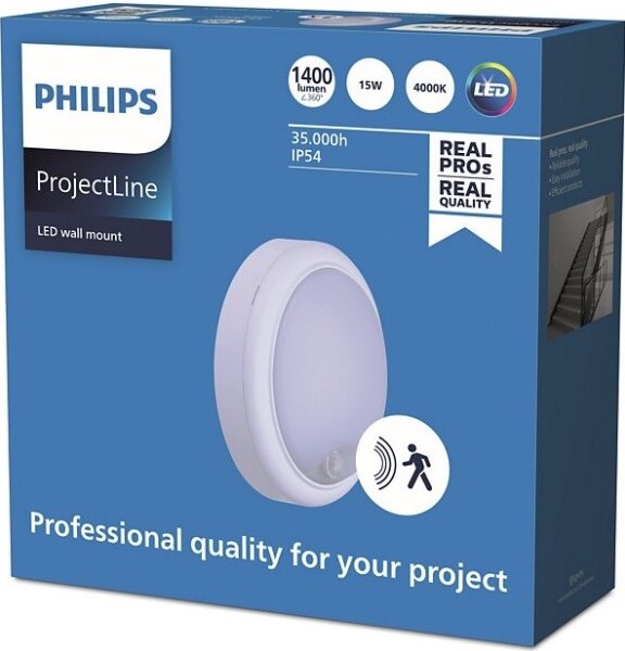 Philips - Applique LED con sensore PROJECTLINE LED/15W/230V IP54