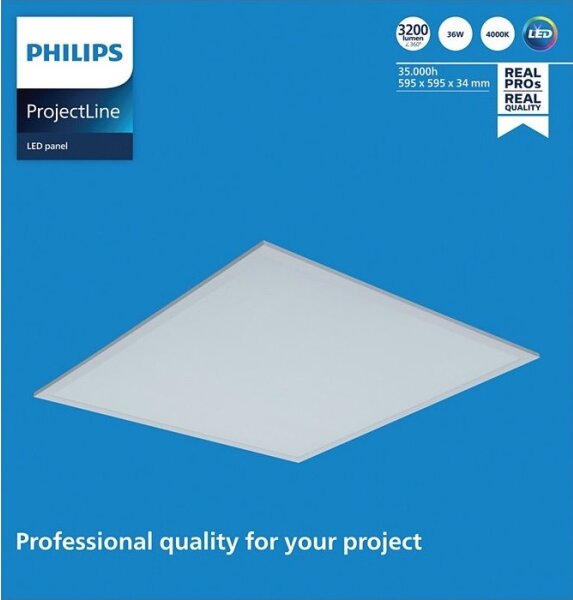 Philips - Pannello LED da incasso PROJECTLINE LED/36W/230V 59,5x59,5 cm
