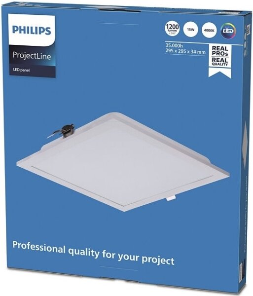 Philips - Luce LED da incasso PROJECTLINE LED/15W/230V 29,5x29,5 cm