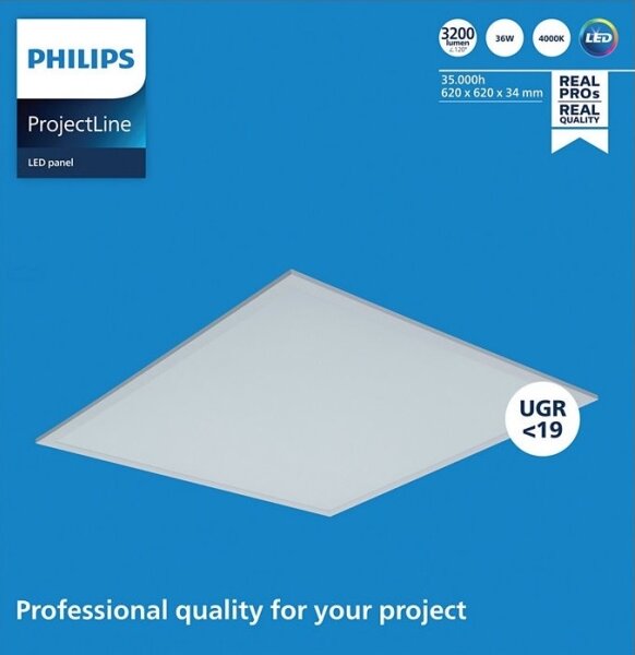 Philips - Pannello LED per controsoffitto PROJECTLINE LED/36W/230V 62x62 cm