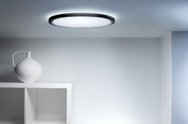 WiZ - Plafoniera LED RGB dimmerabile SUPERSLIM LED/22W/230V Wi-Fi nero