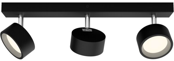 Philips - Faretto LED BRACIA 3xLED/5,5W/230V nero