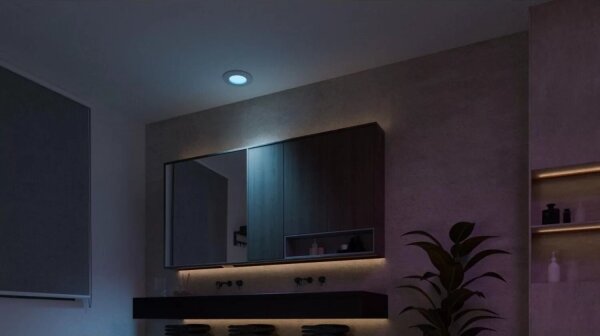 Philips - LED RGBW Lampada da bagno dimmerabile Hue SLIM LED/8,3W/230V IP44