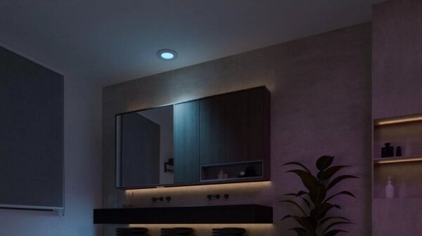 Philips -SET 3x LED RGBW Lampada da bagno dimmerabile Hue SLIM LED/8,3W/230V