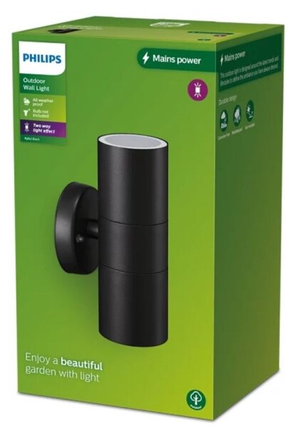 Philips - Applique da esterno KYLIS 2xGU10/25W/230V IP44