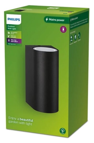 Philips - Applique da esterno NIGHTINGALE 2xGU10/35W/230V IP44