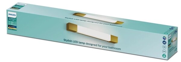 Philips - Lampada per specchio da bagno ROVER LED/5W/230V IP44 ottone