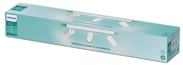 Philips - Luce Spot da bagno IDRIS 3xGU10/5W/230V IP44 bianco