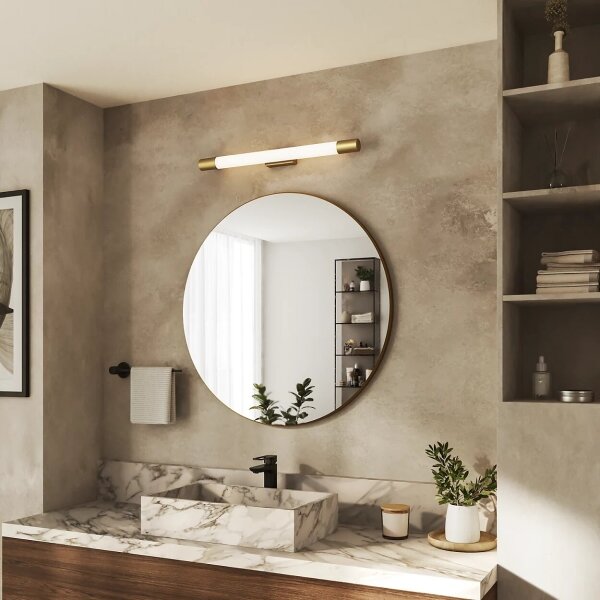 Philips - Lampada per specchio da bagno ROVER LED/10W/230V IP44 ottone