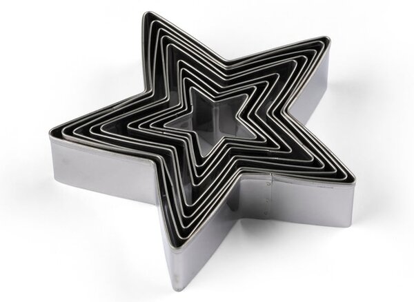 Set di stampi a forma di stella 9 pz Star - Blomsterbergs