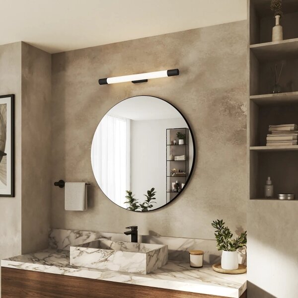 Philips - Lampada per specchio da bagno ROVER LED/10W/230V IP44 nero