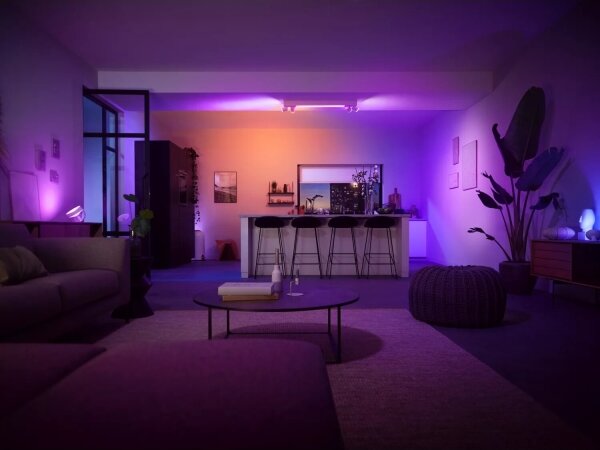 Philips-LED RGBW Faretto dimmerabile Hue CENTRIS 4xGU10/4,2W + LED/11W