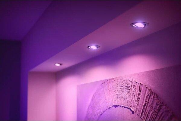 Philips - SET 3xLED RGBW Lampada da incasso dimmerabile Hue CENTURA 1xGU10/4,2W/230V
