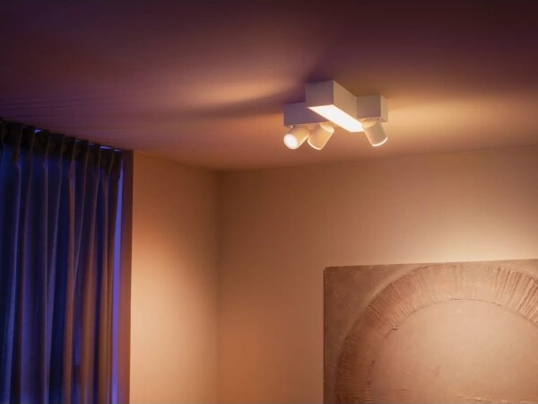 Philips-LED RGBW Faretto dimmerabile Hue CENTRIS 3xGU10/4,2W + LED/11W