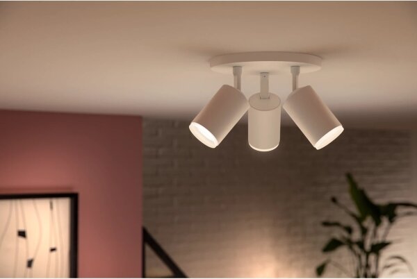 Philips - LED RGBW Faretto dimmerabile Hue FUGATO 3xGU10/4,2W/230V bianco