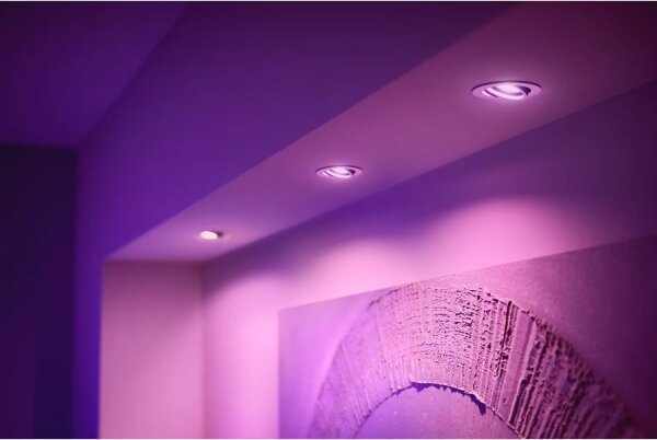 Philips - SET 3xLED RGBW Lampada da incasso dimmerabile Hue CENTURA 1xGU10/4,2W/230V
