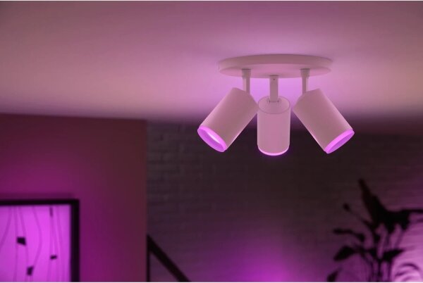 Philips - LED RGBW Faretto dimmerabile Hue FUGATO 3xGU10/4,2W/230V bianco
