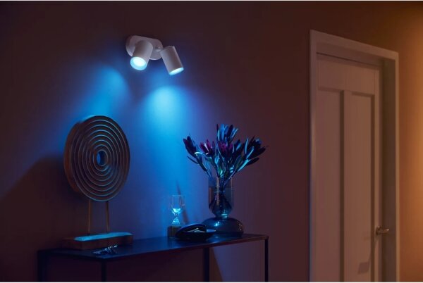 Philips - LED RGBW Faretto dimmerabile Hue FUGATO 2xGU10/4,2W/230V bianco