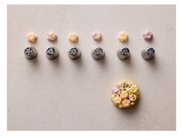 Set di beccucci per la decorazione 7 pz Flower - Blomsterbergs