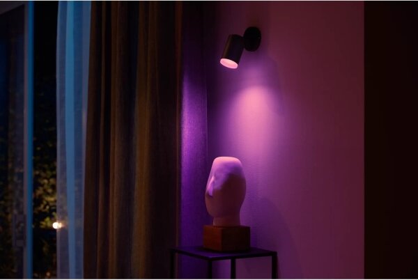 Philips Hue FUGATO LED RGBW dimmerabile 1xGU10/4,2W/230V nero