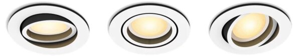 Philips-SET 3xLED Lampada da incasso dimmerabile Hue MILLISKIN 1xGU10/4,2W/230