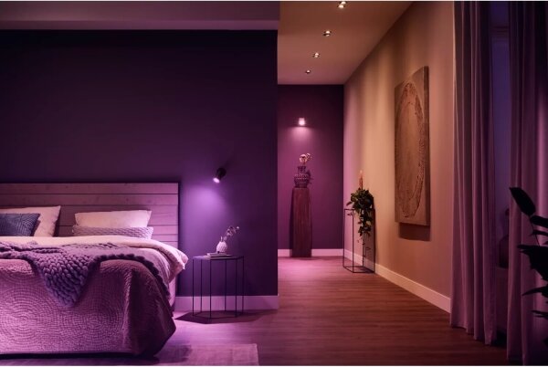 Philips Hue FUGATO LED RGBW dimmerabile 1xGU10/4,2W/230V nero