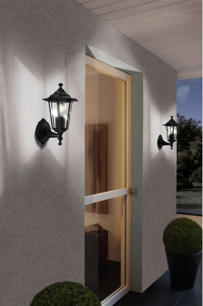 EGLO 22468 - Applique da esterno LATERNA 4 1xE27/60W nero