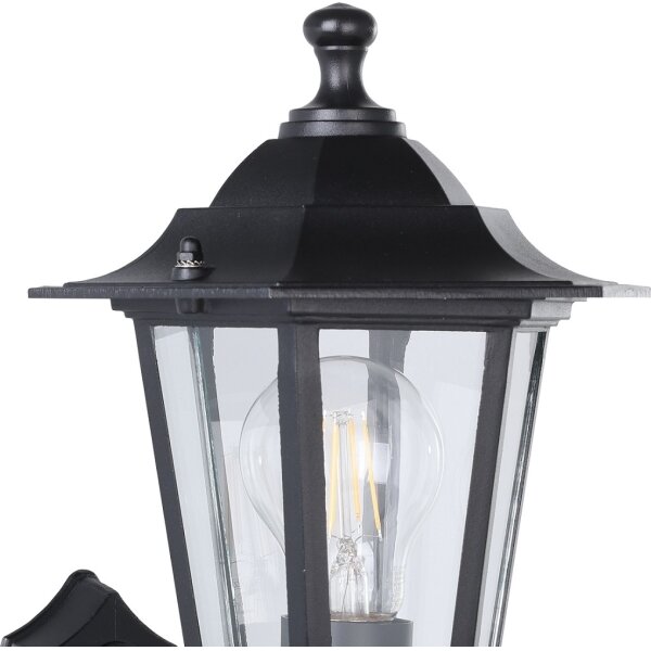 EGLO 22468 - Applique da esterno LATERNA 4 1xE27/60W nero