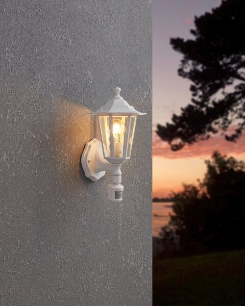 EGLO 22464 - Lampada da esterno con sensore LATERNA 5 1xE27/60W/230V