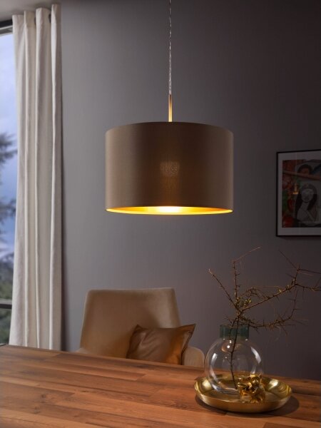 Eglo 31602 - Lampadario a sospensione con filo MASERLO 1xE27/60W/230V