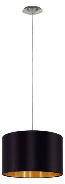 Eglo 31599 - Lampadario a sospensione con filo MASERLO 1xE27/60W/230V
