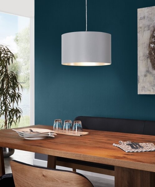 Eglo 31601 - Lampadario a sospensione con filo MASERLO 1xE27/60W/230V