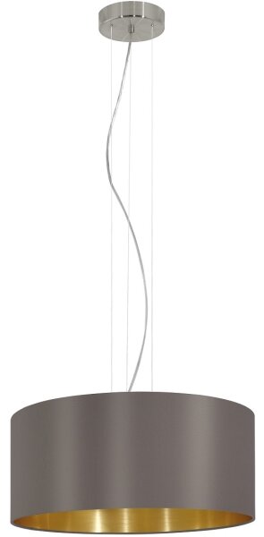Eglo 31608 - Lampadario a sospensione con filo MASERLO 3xE27/60W/230V