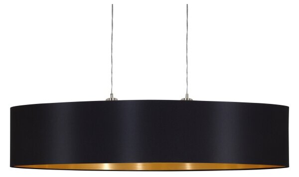 Eglo 31616 - Lampadario a sospensione con filo MASERLO 2xE27/60W/230V